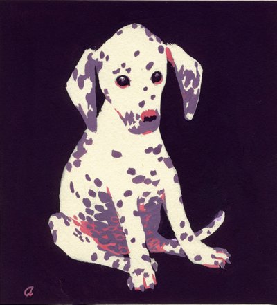 Dalmatian Puppy, 1950s by George Adamson