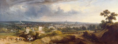 View of Paris from Montmartre, 1829 by George Arnald