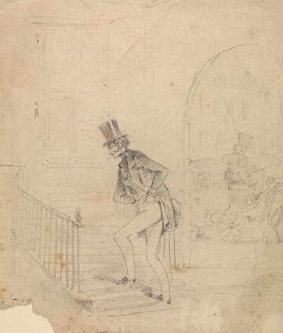 Man Entering House by George Augustus Sala
