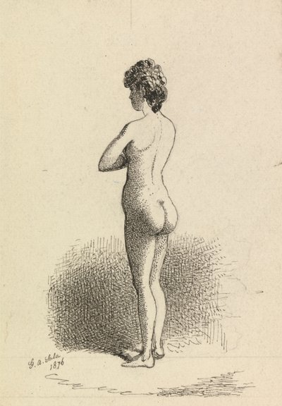 Standing Nude Woman by George Augustus Sala
