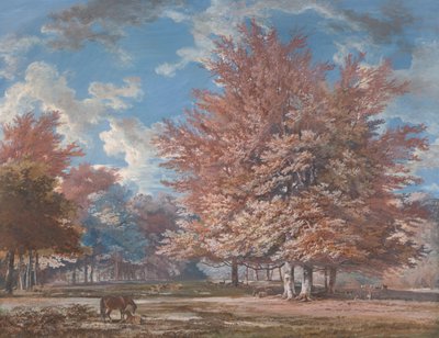 View in a Park by George Barret