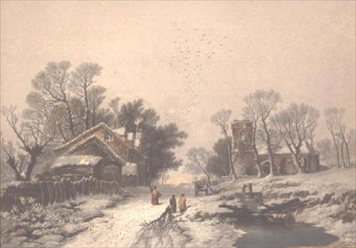 Winter by George Baxter