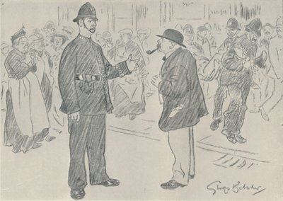 Police and the People, 1920 by George Belcher