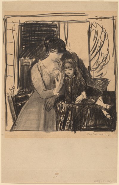 Anne and Her Mother by George Bellows