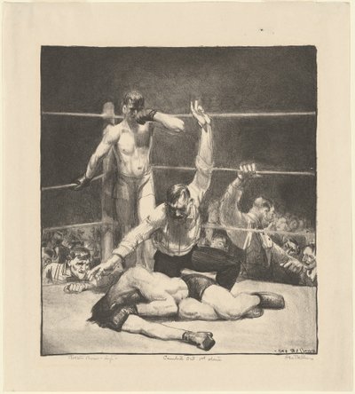Counted Out, first stone by George Bellows