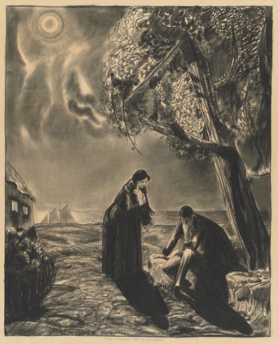 The Hag and the Young Man by George Bellows