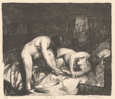 Two Girls by George Bellows