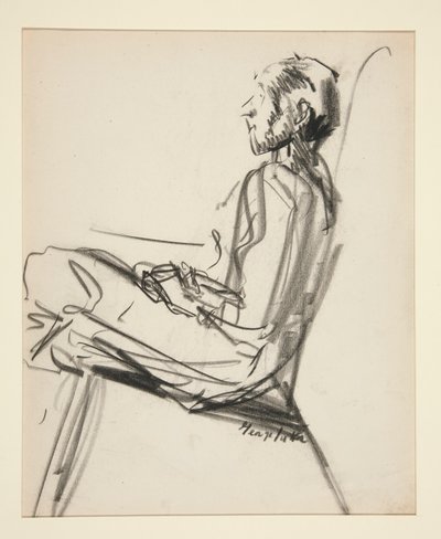 Seated Man by George Benjamin Luks