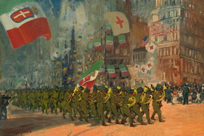 The Bersaglieri by George Benjamin Luks