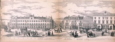 Panorama of London, 1849 by George C Leighton