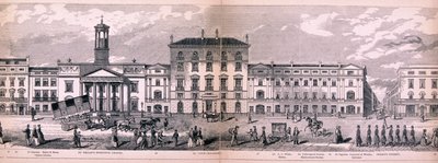 Panorama of London, 1849 by George C Leighton