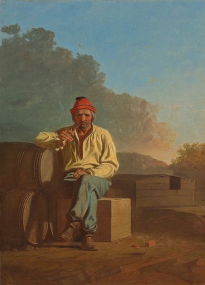 Mississippi Boatman by George Caleb Bingham