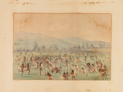 Ball Play--no. 23 by George Catlin