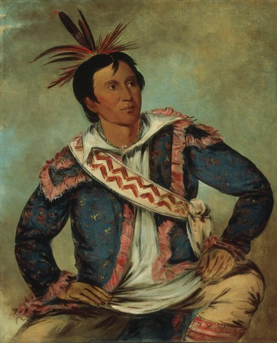 Há-tchoo-túc-knee, Snapping Turtle, a Half-breed by George Catlin