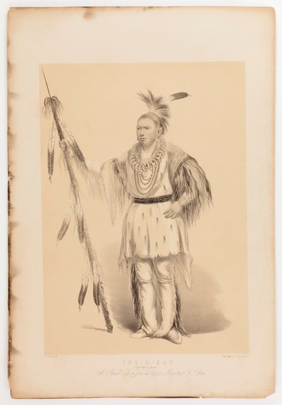 Joc-o-sot, the Walking Bear by George Catlin