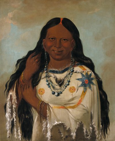 Kay-a-gís-gis, a Young Woman, 1832 by George Catlin