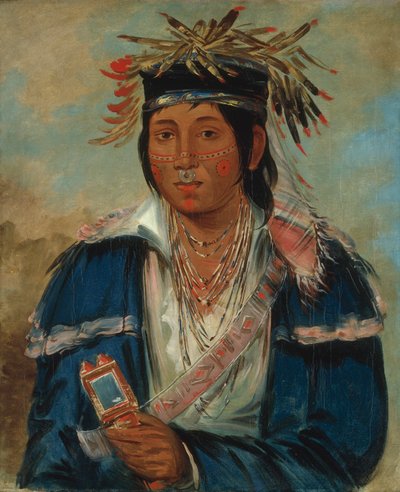 Kee-mo-rá-nia, No English, a Dandy by George Catlin