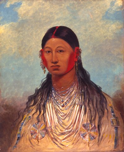 Koon-za-ya-me, Female War Eagle, 1844 by George Catlin