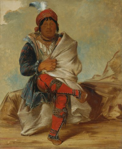 Mick-e-no-pah, Chief of the Tribe by George Catlin