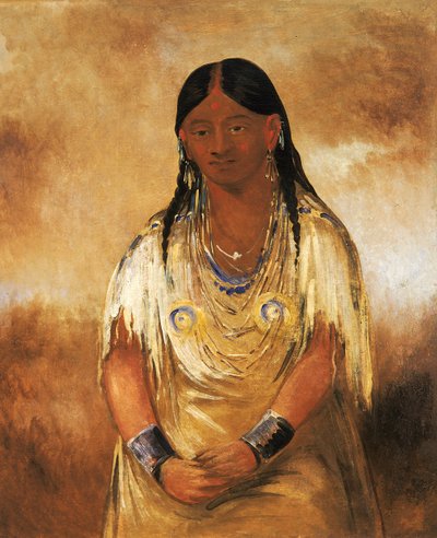 Mún-ne-o-ye, a Woman by George Catlin