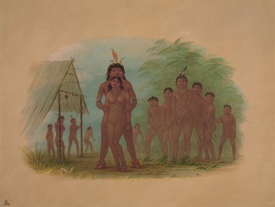 Orejona Indians, 1854-1869 by George Catlin