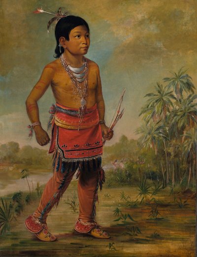 Osceola Nick-a-no-chee, a Boy, 1840 by George Catlin