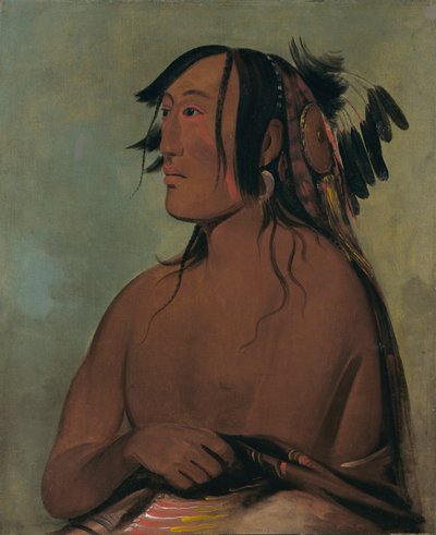 Pa-ris-ka-roó-pa, Two Crows, the Younger by George Catlin