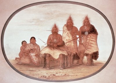 Pawnee Warriors (c.1832) by George Catlin