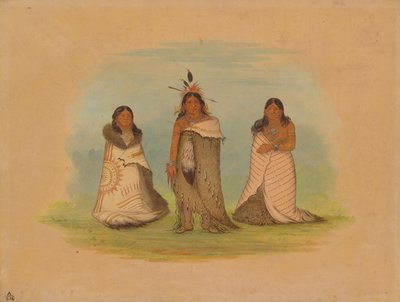 Puncah Indians by George Catlin