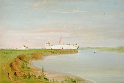 Rock Island, United States Garrison by George Catlin