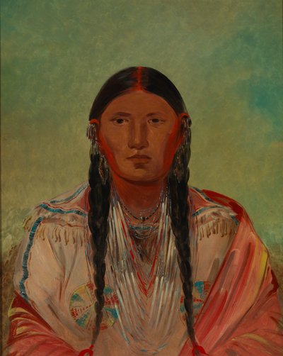 Ru-ton-wee-me, Pigeon on the Wing by George Catlin