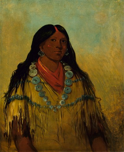 Tchow-ee-pút-o-kaw, a Woman by George Catlin