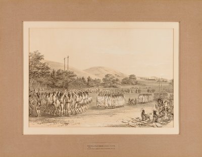 The Ball Play Dance--no. 22 by George Catlin