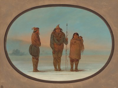Three Esquimaux, 1855-1869 by George Catlin