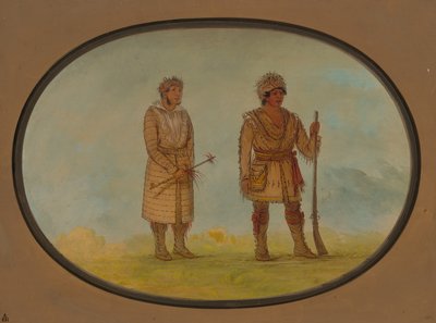 Two Cherokee Chiefs by George Catlin