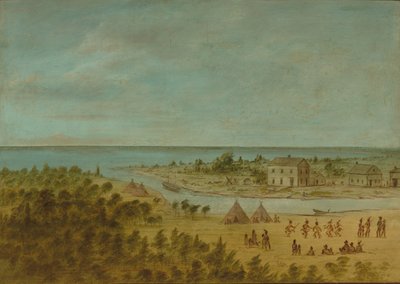 View of Chicago in 1837, 1861-1869 by George Catlin