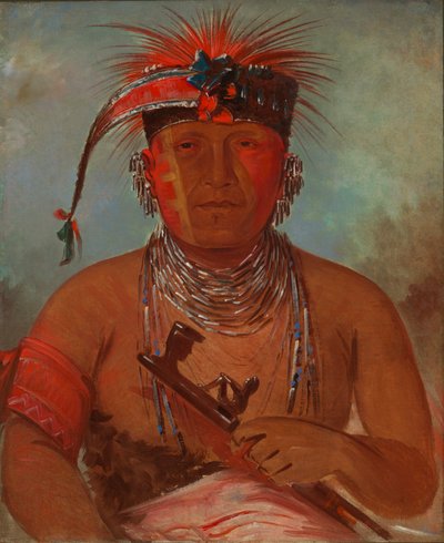 Wée-ke-rú-law, He Who Exchanges, 1832 by George Catlin