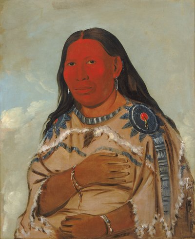 Wife of Two Crows by George Catlin