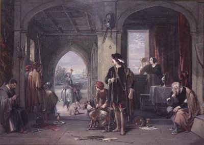 The Rivals Departure by George Cattermole