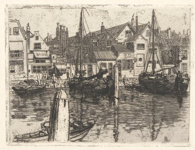 The Meuse at Dordrecht by George Charles Aid