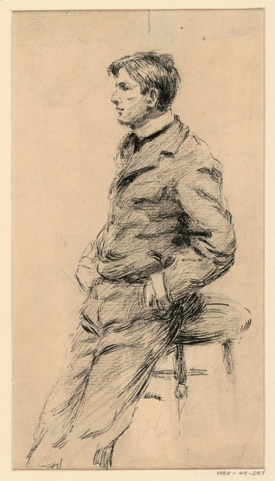 Sketch of a Youth by George Charles Aid