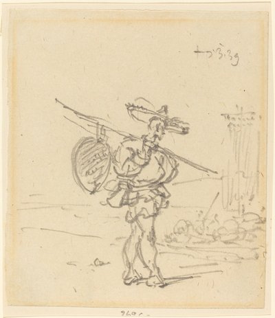 A Chinese Peasant by George Chinnery