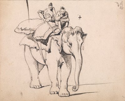 An Elephant by George Chinnery