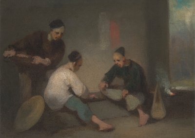 Chinese Gamblers by George Chinnery
