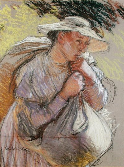 A Peasant Woman by George Clausen