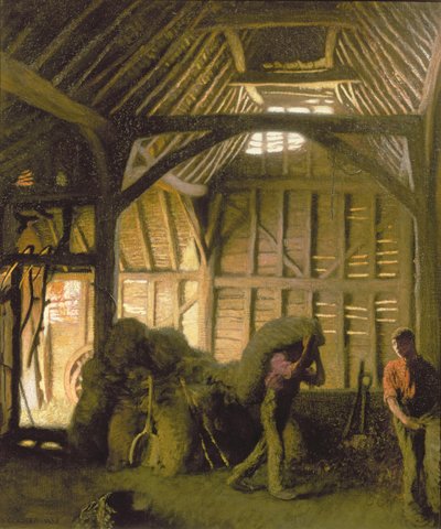 An Ancient Barn by George Clausen