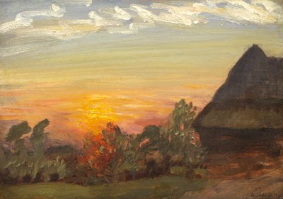 Duton Hill Sunset, 1938 by George Clausen