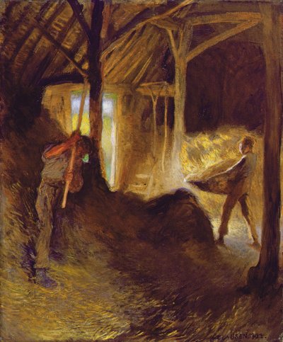 In the Barn by George Clausen