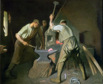 Our Blacksmith by George Clausen