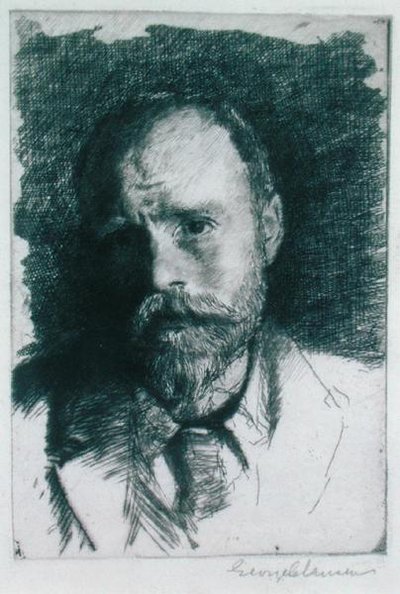 Self Portrait, c.1895 by George Clausen